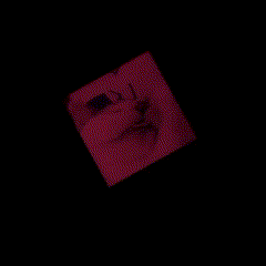 More animated responsive cat, spinning with changing colour